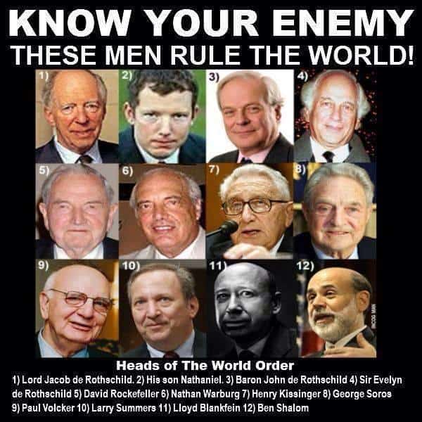 While the truth of the post title cannot be verified, we do know that five of the most powerful and wealthiest men in the world belong to the Rothschild and Rockefeller dynasties. How much power do they hold, and why do we hear so little of them?