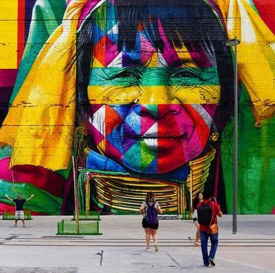 Brazilian Artist Creates ‘World’s Largest Mural’ For Rio Olympics ...