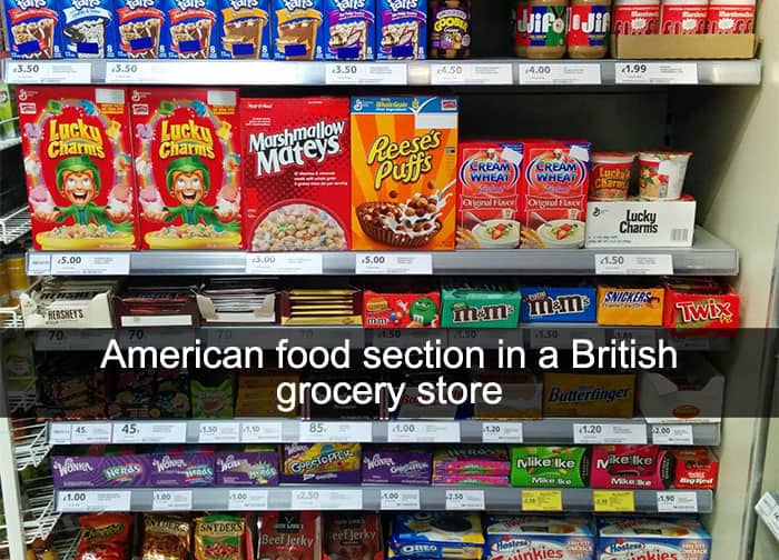 What Americans Typically Eat According To Supermarkets Around The World ...