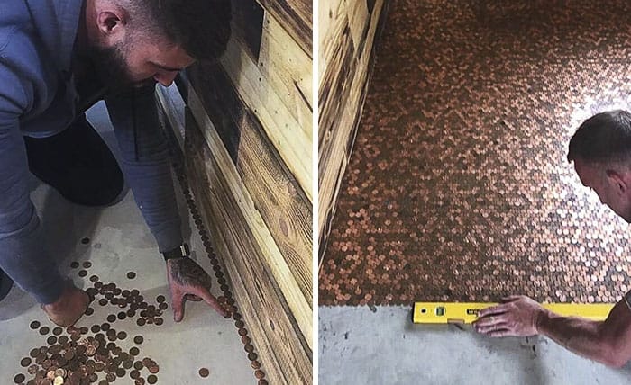 Barber Quoted £1000 For New Shop Floor Decided To Cover It With 70 000